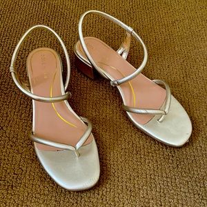 Gold Calli Thong Sandals